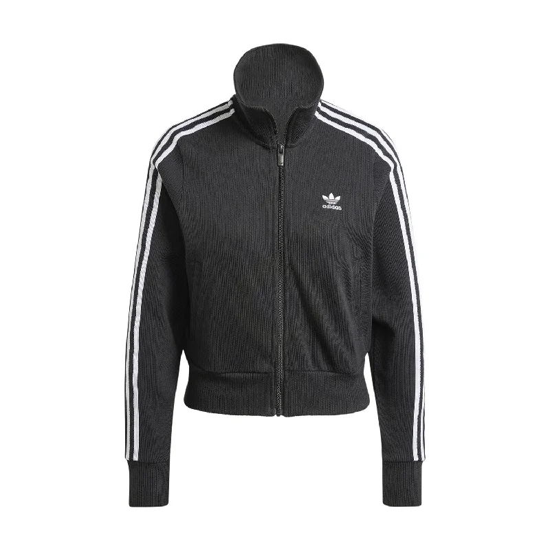 Firebird Knitted Pinstipe Track Jacket - Womens Fitted Jacket Loose Jacket Oversized Jacket