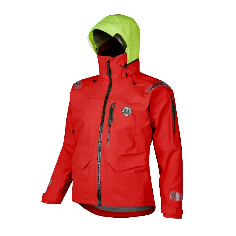 Meris Waterproof Jacket Front Pockets Side Pockets Patch Pockets