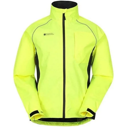 Mountain Warehouse Womens/Ladies Adrenaline Iso-Viz Waterproof Jacket Front Pockets Side Pockets Patch Pockets