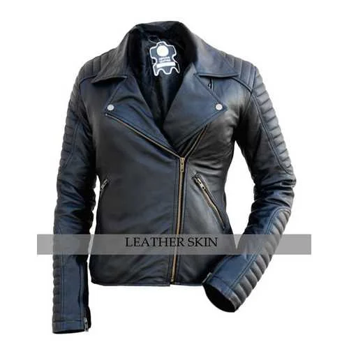 Black Women Leather Jacket Wool Jacket Cashmere Jacket Tweed Jacket