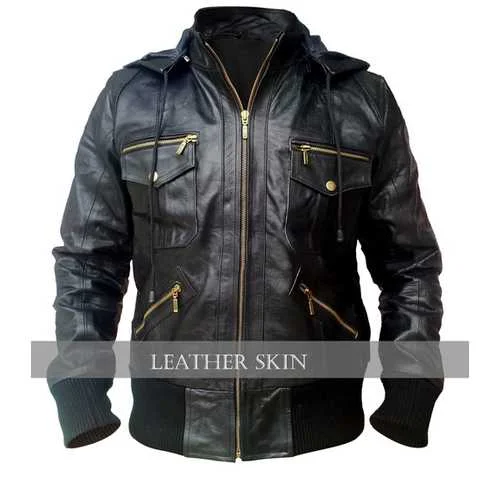 Black Leather Jacket Print Jacket Jacquard Jacket Patchwork Jacket