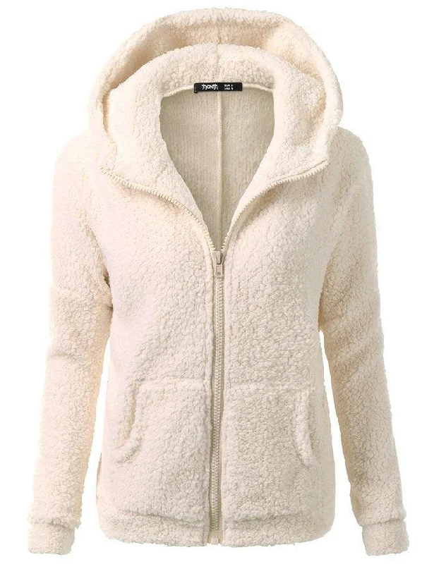 Women's Fashion Jacket Hooded Sweater Jacket Blazer Coat