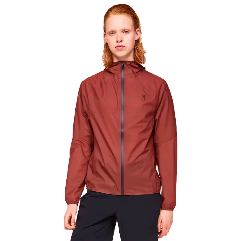 Womens On Running Ultra Waterproof Jacket Front Pockets Side Pockets Patch Pockets