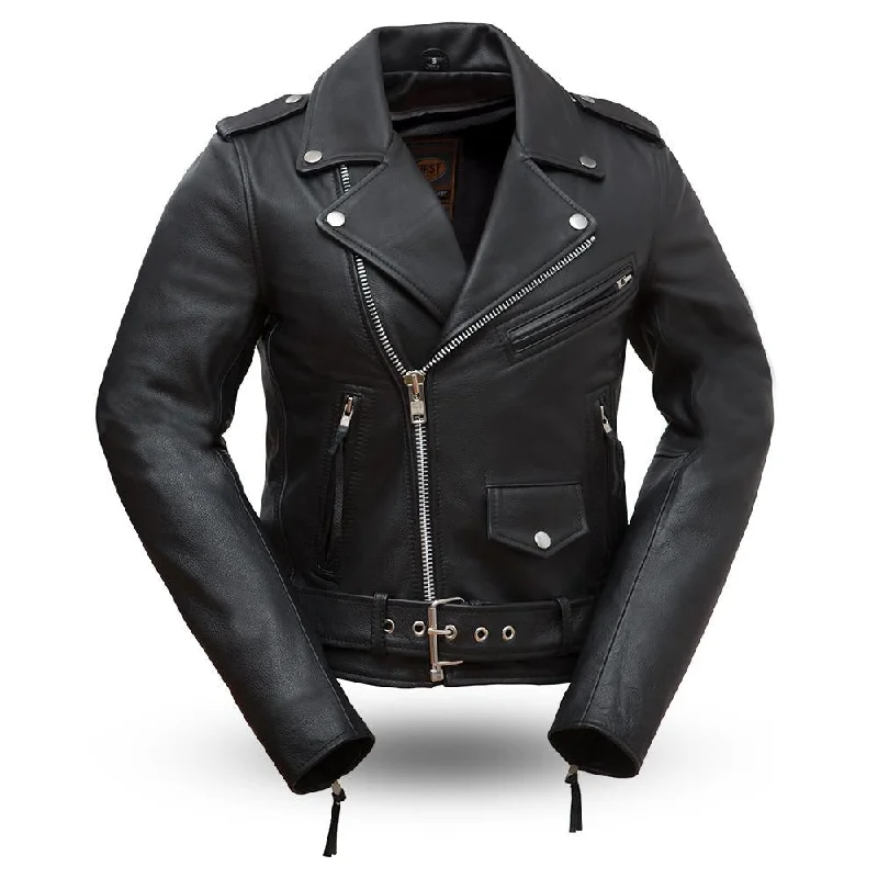 Women's Rock Star Classic Motorcycle Jacket Fitted Jacket Loose Jacket Oversized Jacket