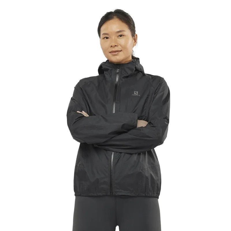 Womens Salomon Waterproof Bonatti Jacket V-Neck Jacket Boat Neck Jacket Square Neck Jacket