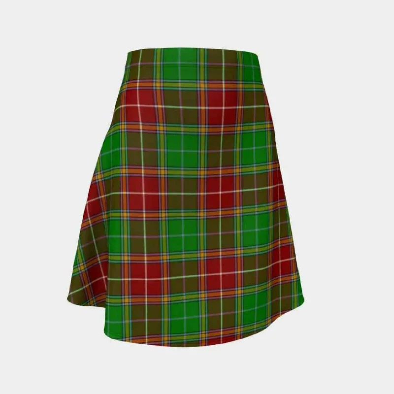 Baxter Modern Tartan Flared Skirt cashmere skirt soft