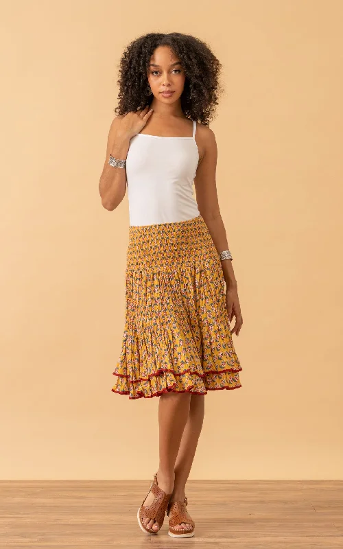 Macarena Skirt, Mini, Halo a-line skirt cut